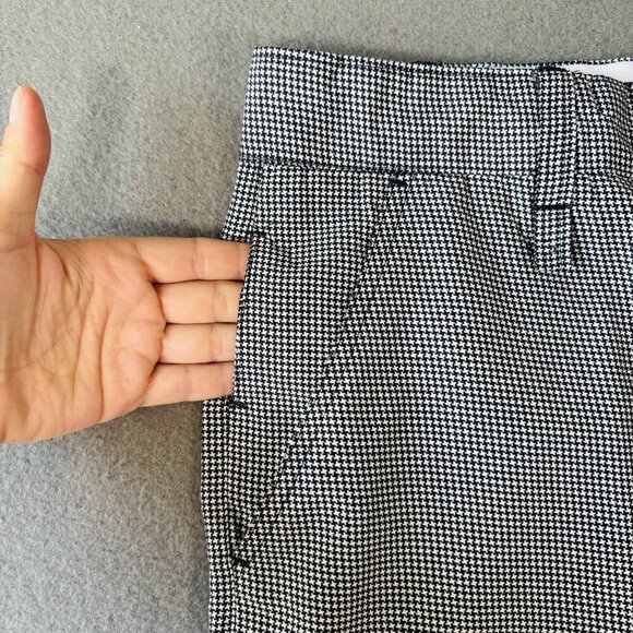 FireThorne Mens Golf Shorts Houndstooth Black White Size 40 Bermuda Outdoor Prep - Picture 11 of 16